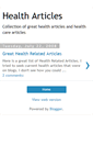Mobile Screenshot of besthealtharticles.blogspot.com