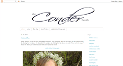 Desktop Screenshot of kdconderfamily.blogspot.com