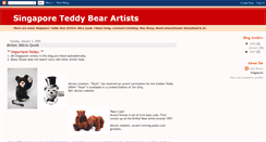 Desktop Screenshot of bearyhousesingaporeteddybearartists.blogspot.com