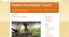 Desktop Screenshot of faithfulwordbaptist.blogspot.com