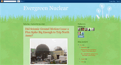 Desktop Screenshot of evergreennuclear.blogspot.com
