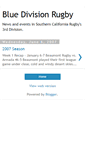 Mobile Screenshot of bluedivisionrugby.blogspot.com