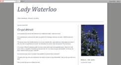 Desktop Screenshot of ladywaterlooblogdunegrandmereindigne.blogspot.com