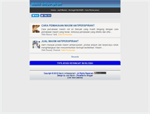 Tablet Screenshot of maximantiperspirant.blogspot.com