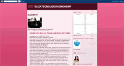 Desktop Screenshot of elizatecnologoadmonemp.blogspot.com