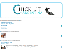 Tablet Screenshot of chicklitargentina.blogspot.com