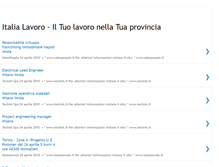 Tablet Screenshot of italia-lavoro.blogspot.com