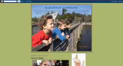 Desktop Screenshot of barefootcowboys.blogspot.com