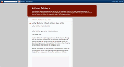 Desktop Screenshot of africanpainters.blogspot.com