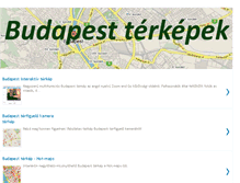 Tablet Screenshot of budapestterkep.blogspot.com