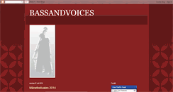 Desktop Screenshot of bassandvoices.blogspot.com