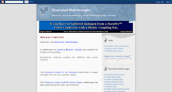 Desktop Screenshot of illustratedwalkthroughs.blogspot.com