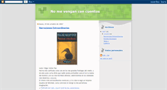 Desktop Screenshot of nomevengaconcuentos.blogspot.com