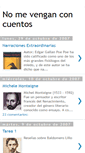 Mobile Screenshot of nomevengaconcuentos.blogspot.com
