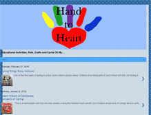 Tablet Screenshot of handtoheartcards.blogspot.com