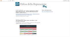 Desktop Screenshot of difesareputazione.blogspot.com