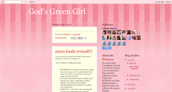 Desktop Screenshot of godsgreengirltrainer.blogspot.com