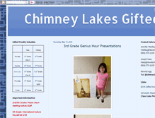 Tablet Screenshot of chimneylakesgifted.blogspot.com