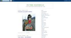 Desktop Screenshot of inthefoothills.blogspot.com