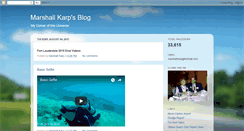 Desktop Screenshot of marshallkarp.blogspot.com