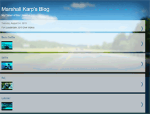 Tablet Screenshot of marshallkarp.blogspot.com