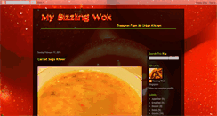 Desktop Screenshot of mysizzlingwok.blogspot.com