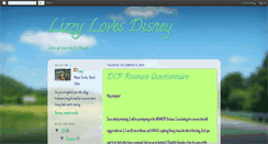 Desktop Screenshot of lizzylovesdisney.blogspot.com