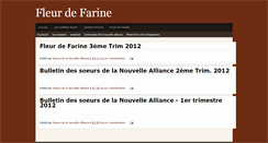 Desktop Screenshot of fleurdefarinefr.blogspot.com