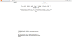 Desktop Screenshot of la-emfermedad-y-la-salud.blogspot.com