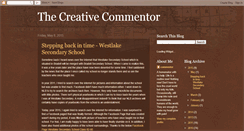 Desktop Screenshot of creative-commentor.blogspot.com