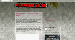 Desktop Screenshot of cesarmunhoz.blogspot.com