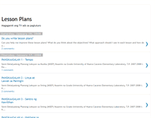 Tablet Screenshot of lessonsplantvads.blogspot.com