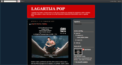 Desktop Screenshot of lagartijapop.blogspot.com