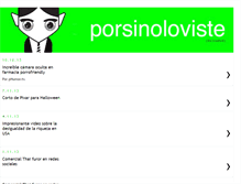 Tablet Screenshot of porsinoloviste.blogspot.com