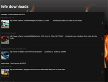 Tablet Screenshot of fefedownloads.blogspot.com