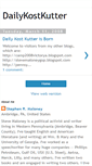 Mobile Screenshot of dailykostkutter.blogspot.com
