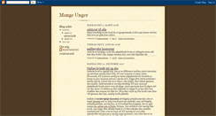 Desktop Screenshot of mangeunger.blogspot.com