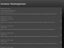 Tablet Screenshot of amateurwashingtonian.blogspot.com