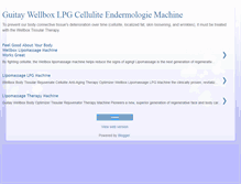 Tablet Screenshot of guitay-wellbox-endermologie-machine.blogspot.com