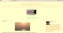 Desktop Screenshot of benevolentmagic.blogspot.com