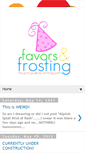 Mobile Screenshot of favorsandfrosting.blogspot.com