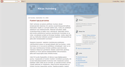 Desktop Screenshot of niklasholmberg.blogspot.com