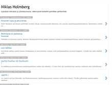 Tablet Screenshot of niklasholmberg.blogspot.com