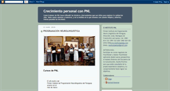 Desktop Screenshot of creciendoconpnl.blogspot.com