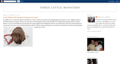 Desktop Screenshot of mellieandthethreelittlemonsters.blogspot.com