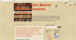 Desktop Screenshot of livrosbacautorescristianos.blogspot.com