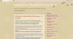 Desktop Screenshot of machinery4sale.blogspot.com