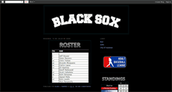 Desktop Screenshot of hazletonblacksox.blogspot.com