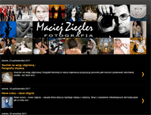 Tablet Screenshot of maciejziegler.blogspot.com