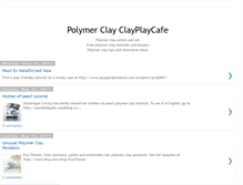 Tablet Screenshot of clayplaycafe.blogspot.com